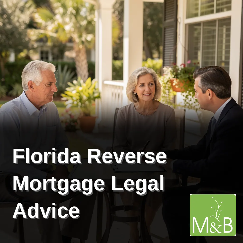 Florida Reverse Mortgage Legal Advice: Understanding Reverse Mortgages and Elder Law for Seniors